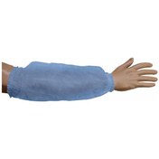 Resim Tek Kullanımlık Tela Beyaz Mavi Kolluk 1000 Adet 