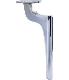 Resim Zarif Metal Ayak 25cm Krom Renk Koltuk Ünite Şifonyer Dolap Puf Modern Mobilya Ayağı Gümüş 