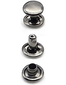 Resim 9 Mm 33,5 No Platin Renkli Perçin Rivet 30 Adet Gri 