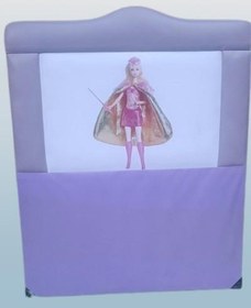 Resim Başlık Dk Tek Kişilik 90'lık Barbie Model Suni Deri Açık Mor Kumaş El Yapım 