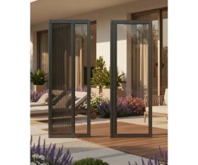 Resim Palace Aluminium Calmair Sürgülü Katlı Sineklik Kapı 