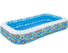 Resim Bestway Funky Floral Şişme Aile Havuzu Jumbo Boy ( Çiçek Desenli ) 