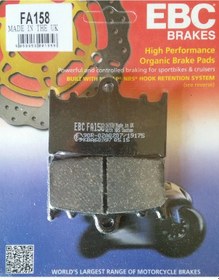 Resim 2002-2004 Kawasaki Zzr 1200 Ön Fren Balatası Ebc Fa158 