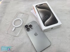 Resim Apple iPhone 15 Pro İkinci El TR | 128 GB | Natürel Titanyum İkinci El İphone 15 Pro garantili Faturalı Pil 90