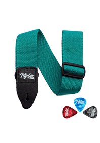 Resim Asm-26tr Gitar Omuz Askısı Turkuaz Renk 89-155cm Pena Hediye 