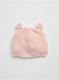 Resim GAP Bebek Açık Pembe Örgü Bere 