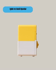 Resim Çocuklar İçin Sarı Elektronik Şifreli Para Biriktirme Kumbarası 