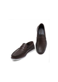 Resim Ducavelli Vittoria Hakiki Deri Erkek Günlük Ayakkabı Loafer Ayakkabı 