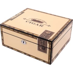 Resim Angelo Cigar Baskı Humidor 