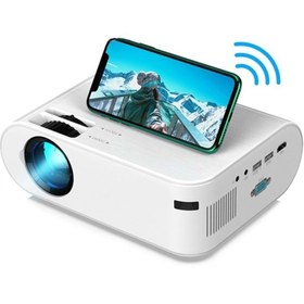 Resim Triline P62 Full Hd Destekli Wifi & Ios & Android Cep Tel Yansıtma Mini Projeksiyon Cihazı 