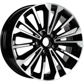 Resim Emr -S1019-02 7.5x17" -5x114.3 ET40 67.1 Deep Black Diamond Gloss Jant (4 Adet) 