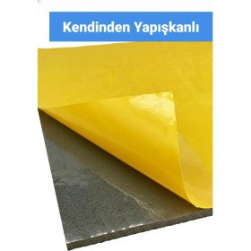 Resim Arnee Ses Yalıtım Süngeri 50X50 cm Yapışkanlı Akustik Ses Yalıtım Izolasyon Paneli 