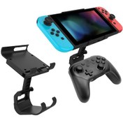 Resim Geeroyoo Nintendo Switch Pro Kontrolcü Tutucu - Taşınabilir Oyun Kumanda Askısı Siyah 