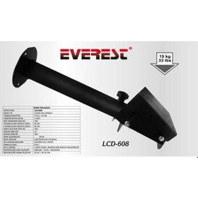 Resim Everest Lcd-608 50-50 10"-24" Tv Tavan Askı Aparatı 