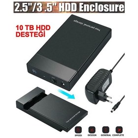 Resim 2.5 3.5 Sata 3 Usb 3.0 Harici Harddisk Hdd Kutusu 10 TB 