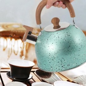 Resim Najmaddin Granit Görünümlü Demlik 