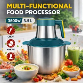 Resim Özbience Çok Fonksiyonlu 3500W Paslanmaz Çelik Mutfak Robotu 3.5l Beyaz 