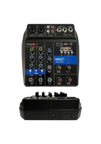 Resim Midex Mdx-999X Stüdyo Kayıt İçin Ses Kartlı + 48 V Phantomlu Kayıt Mikseri + Xlr Kablo + Rca 