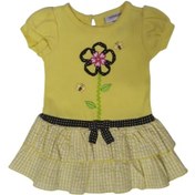 Resim Kız Bebek Elbise Sarı 