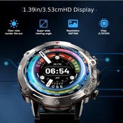 Resim Sunshine022 Erkekler İçin Gümüş Şık Akıllı Saat - Kablosuz Arama, Spor Modları, Android Ve İphone Uyumlu 