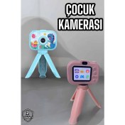 Resim Ayaklı Mini Fotoğraf Makinesi Çocuk Için Eğitici Video Kamera 