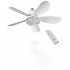 Resim RBR Sessiz Fanlı LED Ampul – Tavan Vantilatörü- E27 Duy, Serinletici Fan Özelliği 