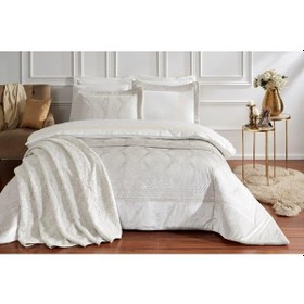 Resim Çeyiz Seti Velours Krem 