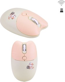 Resim Geezer Kablosuz Sessiz Klavye Mouse Seti Bej Smk-672 