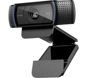 Resim C920 Hd Pro Web Kamerası, 1080P/30 Fps Çözünürlük, Rightlight 2 ile Otomatik Işık Düzeltme, Çift Mikrofonlu Stereo Ses, Siyah 