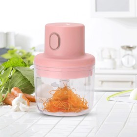 Resim House Pratik HP30 Şarjlı Doğrayıcı Pembe 