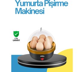 Resim Özbience Pratik ve Çok Fonksiyonlu Yumurta Pişirme Makinesi, 7 Yumurta Kapasiteli 