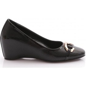 Resim Dgn 24364 Kadin Metal Aksesuarli Dolgu Topuklu Ayakkabi 24364-2428-R1534 