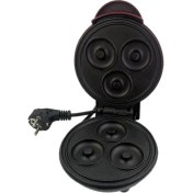 Resim Alchemy Craft Elektrikli Donut Makinesi Yapışmaz Kaplamalı Mutfak Donut Makinesi Çocuk Atıştırmalıkları Tatlılar Kahvaltı Mini 3 Donut Makinesi Ab Fişi (Yurt Dışından) 