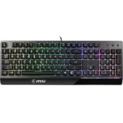 Resim Msı Gg Vigor GK30 Tr USB Q Trk Rgb Mekanik Hisli Siyah Gaming Klavye 