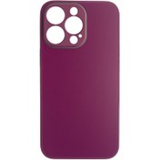 Resim Deluxe iPhone 14 Pro Max Mat Mor Kılıf ScHitec