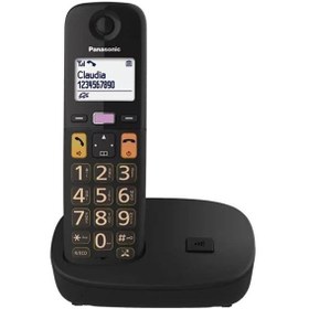 Resim Panasonıc Kx-tgu110 Kablosuz Lcd Ekranlı Telefon Siyah 