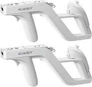 Resim Zapper Light Gun Attachment Compatible for Nintendo Wii Remote Nunchuck Wireless Links Remote Controller Shoot Games Shooting (Pack of 2) 