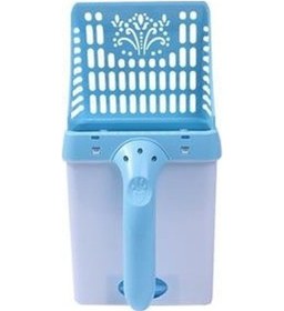 Resim Soulader Kedi Kumu Küreği - Kediler İçin Pratik Kum Temizleceği, Delikli Kedi Kumu Eleği, Kedi Tuvaleti Kumu Temizleyici Kürek 