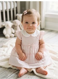 Resim Babydoll Elbise Miomini Asortili Açık Pembe 