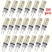 Resim 20 adet G4 LED Ampul JC Bi-Pin Tabanlı, 360° Geniş Işın Açısı, 1.5W DC 12V T3 Halojen Ev & Dolap Altı Aydınlatması için Yedek - Sıcak Beyaz (3000K), Doğal Beyaz (4000K), Soğuk Beyaz (7000K) - Kolay Kurulum, Enerji Verimli, Silikon Gölge, Standart G4 Taban, Verimli Aydınlatma Yükseltmesi | Şık Metalik Bitiş | Enerji Verimli Aydınlatma 