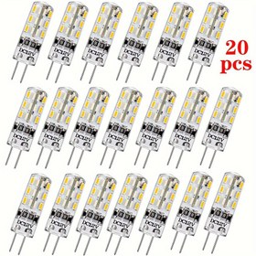 Resim 20 adet G4 LED Ampul JC Bi-Pin Tabanlı, 360° Geniş Işın Açısı, 1.5W DC 12V T3 Halojen Ev & Dolap Altı Aydınlatması için Yedek - Sıcak Beyaz (3000K), Doğal Beyaz (4000K), Soğuk Beyaz (7000K) - Kolay Kurulum, Enerji Verimli, Silikon Gölge, Standart G4 Taban, Verimli Aydınlatma Yükseltmesi | Şık Metalik Bitiş | Enerji Verimli Aydınlatma 