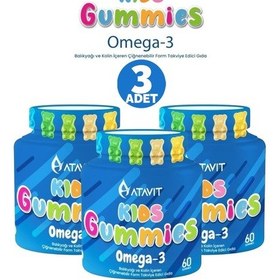 Resim Atavit Kids Omega-3 60 Gummies 3 Adet 