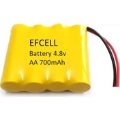 Resim Efcell 4.8V Aa 700 Mah Şarj Edilebilir Oyuncak Pili 