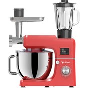 Resim Yasomi 1511BML Led Ekranlı Kıyma Çekme Aparatlı Blender Kırmızı Stand Mikser Mutfak Şefi 
