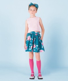 Resim Pembe Kolsuz Kız Çocuk Bluz - 9-10 / Pembe / Savaya 