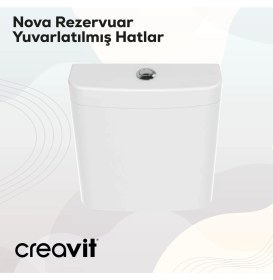 Resim Lara Duroplast Yavaş Kapanan Klozet Kapaklı Beyaz Set 