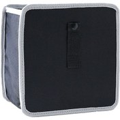 Resim Rogfer Araba Koltuğu Arkası Çöp Kovası Otomotiv Çok Fonksiyonlu Depolama Organizatörü, Stil: Siyah Gri Kenar 