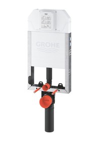 Resim Grohe Uniset İnce 80mm Gömme Rezervuar 39683000 Beyaz - Siyah 