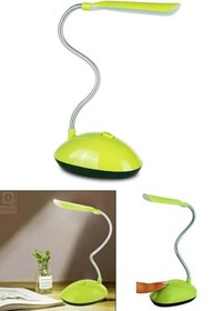 Resim QNİAY Kullanışlı Bükülebilir Kitap Okuma Led Masa Lambası Yeşil Mini Masa Lambası 