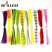 Resim 5 adet Balık Yemi Spinner Yem Buzzbait Etek Jig Yemleri için Silikon Etekler, Uç Bağlama Malzemesi, Balıkçılık Aksesuarları 